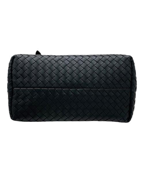 BOTTEGA VENETA（ボッテガベネタ）BOTTEGA VENETA (ボッテガベネタ) イントレチャート ハンドバッグ ブラックの古着・服飾アイテム