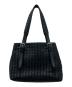 BOTTEGA VENETA (ボッテガベネタ) イントレチャート ハンドバッグ ブラック：180000円