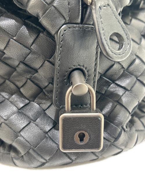 BOTTEGA VENETA（ボッテガベネタ）BOTTEGA VENETA (ボッテガベネタ) ナッパ・モンテーニュバッグ/Nappa Leather Montaigne Mini Boston Bag Handbag Soft Leather Top Handle Bag ブラックの古着・服飾アイテム