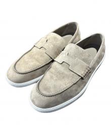 HERMES（エルメス）の古着「スウェードモカシンシューズ」｜ブラウン