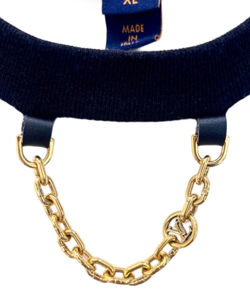 LOUIS VUITTON（ルイ ヴィトン）LOUIS VUITTON (ルイ ヴィトン) フロントチェーンロゴTシャツ ホワイト サイズ:XLの古着・服飾アイテム