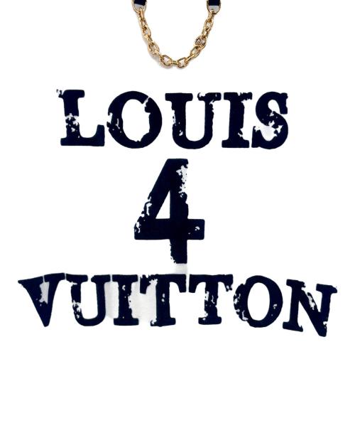 LOUIS VUITTON（ルイ ヴィトン）LOUIS VUITTON (ルイ ヴィトン) フロントチェーンロゴTシャツ ホワイト サイズ:XLの古着・服飾アイテム
