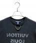 中古・古着 LOUIS VUITTON (ルイ ヴィトン) フロントチェーンロゴTシャツ ブラック サイズ:XXL：65000円