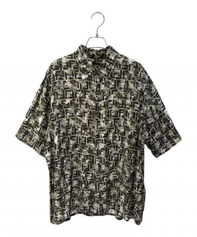 中古・古着通販】FENDI (フェンディ) ズッカ柄レーヨン半袖シャツ