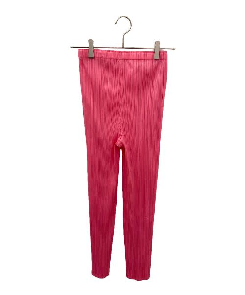 PLEATS PLEASE（プリーツプリーズ）PLEATS PLEASE (プリーツプリーズ) プリーツパンツ ピンク サイズ:2の古着・服飾アイテム