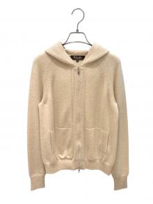 LORO PIANA（ロロピアーナ）の古着「ベビーカシミヤニットパーカー」｜ベージュ