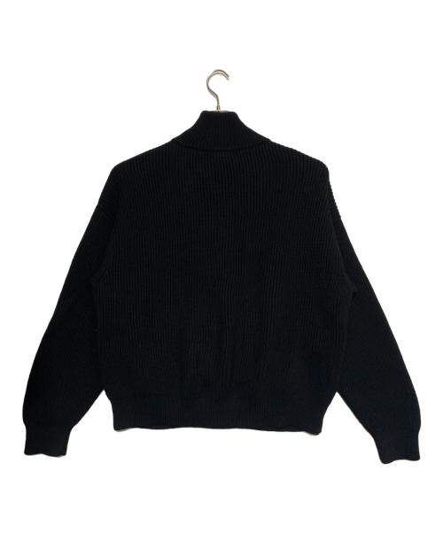 BALENCIAGA（バレンシアガ）BALENCIAGA (バレンシアガ) MASTERCARD JUMPER /ジップアップニット ブラック サイズ:XS.の古着・服飾アイテム