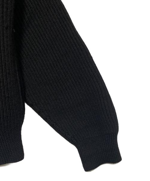 BALENCIAGA（バレンシアガ）BALENCIAGA (バレンシアガ) MASTERCARD JUMPER /ジップアップニット ブラック サイズ:XS.の古着・服飾アイテム