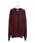 HERMES（エルメス）の古着「カシミヤニット」｜バーガンディー