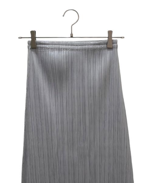 PLEATS PLEASE（プリーツプリーズ）PLEATS PLEASE (プリーツプリーズ) プリーツスカート ライトグレー サイズ:1の古着・服飾アイテム