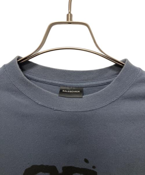 BALENCIAGA（バレンシアガ）BALENCIAGA (バレンシアガ) Hand-Drawn BB Icon Tシャツ ネイビー サイズ:Sの古着・服飾アイテム