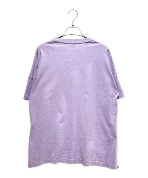 LOEWE（ロエベ）LOEWE (ロエベ) Cotton Crew Neck Anagram Embroidered Logo T-Shirt コットンクルーネック アナグラム刺繍ロゴTシャツ S359Y22X58  パープル サイズ:Sの古着・服飾アイテム