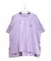 LOEWE（ロエベ）の古着「Cotton Crew Neck Anagram Embroidered Logo T-Shirt コットンクルーネック アナグラム刺繍ロゴTシャツ S359Y22X58 」｜パープル
