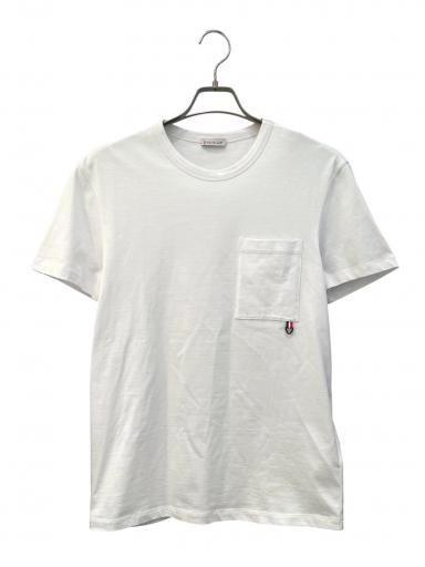 中古・古着通販】MONCLER (モンクレール) ポケットTシャツ ホワイト