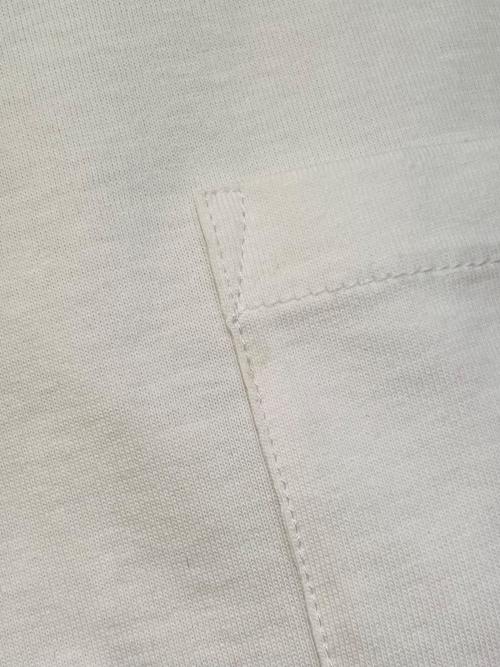 MONCLER（モンクレール）MONCLER (モンクレール) ポケットTシャツ ホワイト サイズ:Mの古着・服飾アイテム