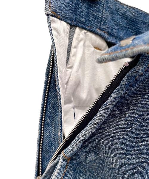 LOEWE（ロエベ）LOEWE (ロエベ) ドレープデニムパンツ インディゴ サイズ:32の古着・服飾アイテム