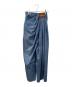 LOEWE（ロエベ）の古着「ドレープデニムパンツ」｜インディゴ