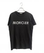 MONCLERモンクレール）の古着「ロゴＴシャツ」｜ブラック