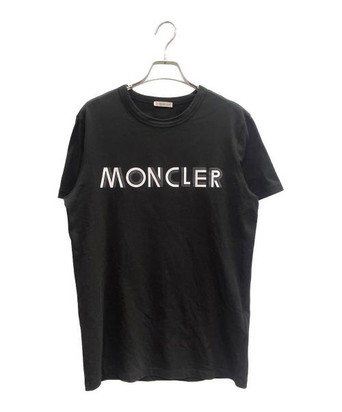 MONCLER（モンクレール）MONCLER (モンクレール) ロゴＴシャツ ブラック サイズ:Sの古着・服飾アイテム