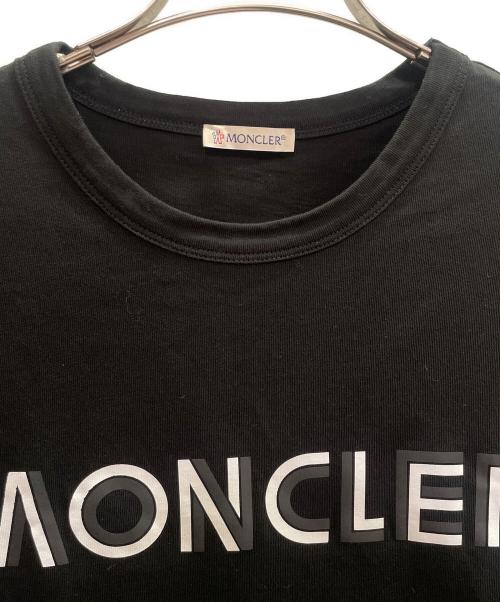 MONCLER（モンクレール）MONCLER (モンクレール) ロゴＴシャツ ブラック サイズ:Sの古着・服飾アイテム