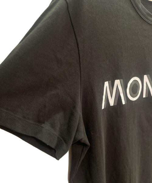 MONCLER（モンクレール）MONCLER (モンクレール) ロゴＴシャツ ブラック サイズ:Sの古着・服飾アイテム