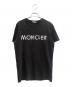MONCLER（モンクレール）の古着「ロゴＴシャツ」｜ブラック