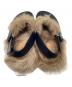 中古・古着 GUCCI (グッチ) プリンスタウン レザー ミュール ブラック サイズ:-：40000円