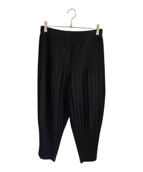 HOMME PLISSE ISSEY MIYAKE（オム プリッセ イッセイ ミヤケ）HOMME PLISSE ISSEY MIYAKE (オム プリッセ イッセイ ミヤケ) プリーツパンツ ブラック サイズ:1の古着・服飾アイテム
