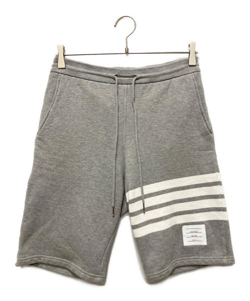 Thom Browne（トムブラウン）Thom Browne (トムブラウン) スウェットハーフパンツ グレーの古着・服飾アイテム