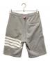 Thom Browne (トムブラウン) スウェットハーフパンツ グレー：42000円
