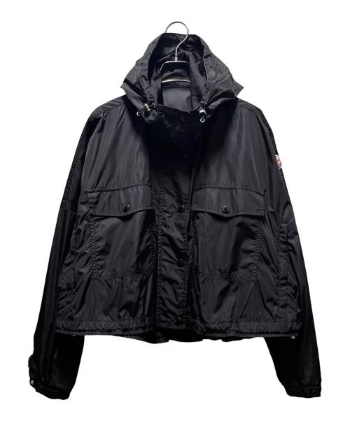 MONCLER（モンクレール）MONCLER (モンクレール) PRIMAGIEDIフーデッドクロップドナイロンジャケット ブラック サイズ:1の古着・服飾アイテム