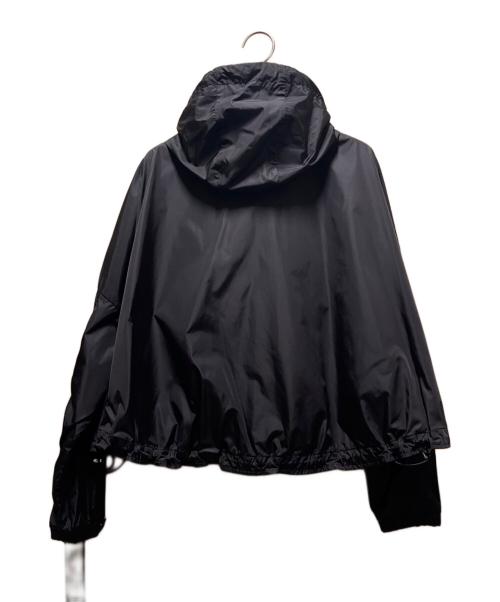 MONCLER（モンクレール）MONCLER (モンクレール) PRIMAGIEDIフーデッドクロップドナイロンジャケット ブラック サイズ:1の古着・服飾アイテム