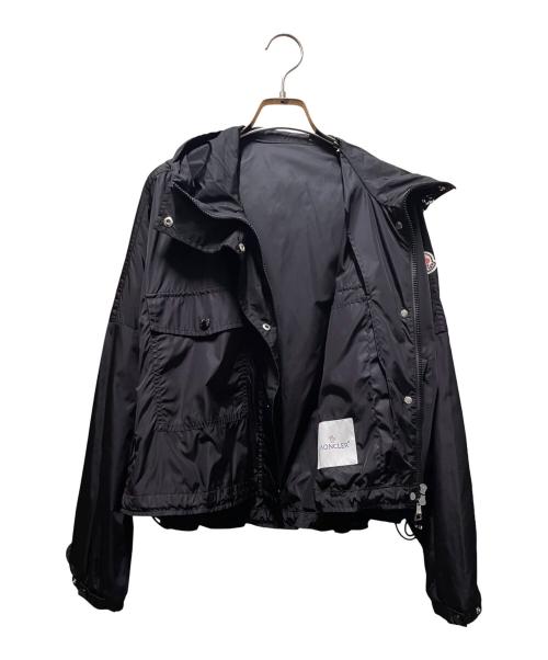 MONCLER（モンクレール）MONCLER (モンクレール) PRIMAGIEDIフーデッドクロップドナイロンジャケット ブラック サイズ:1の古着・服飾アイテム