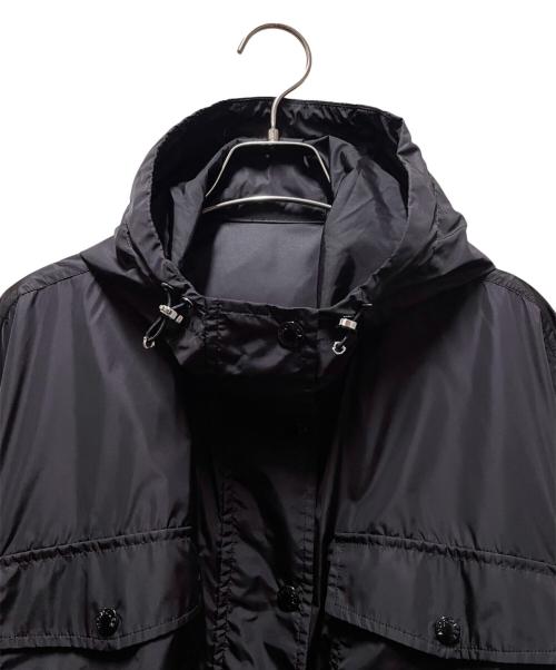 MONCLER（モンクレール）MONCLER (モンクレール) PRIMAGIEDIフーデッドクロップドナイロンジャケット ブラック サイズ:1の古着・服飾アイテム