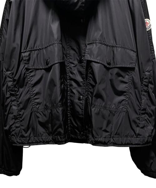 MONCLER（モンクレール）MONCLER (モンクレール) PRIMAGIEDIフーデッドクロップドナイロンジャケット ブラック サイズ:1の古着・服飾アイテム