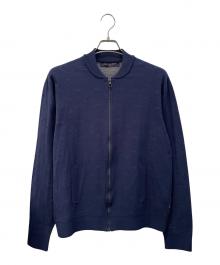 LOUIS VUITTON（ルイ ヴィトン）の古着「モノグラムドロップニードルジャケット」｜ネイビー