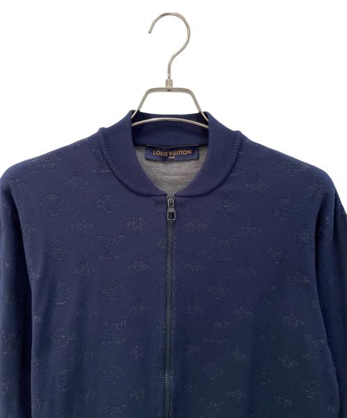 LOUIS VUITTON（ルイ ヴィトン）LOUIS VUITTON (ルイ ヴィトン) モノグラムドロップニードルジャケット ネイビー サイズ:Mの古着・服飾アイテム