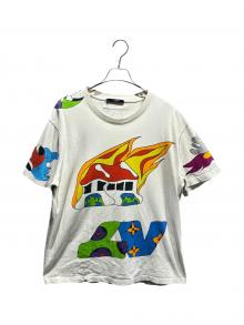LOUIS VUITTON（ルイ ヴィトン）の古着「グラフィックプリントＴシャツ」｜ホワイト