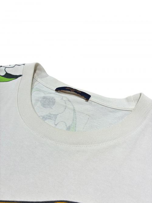 LOUIS VUITTON（ルイ ヴィトン）LOUIS VUITTON (ルイ ヴィトン) グラフィックプリントＴシャツ ホワイト サイズ:XXLの古着・服飾アイテム