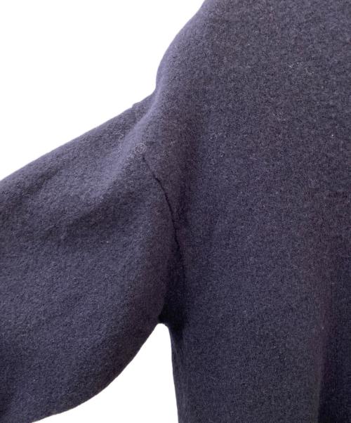 MIU MIU（ミュウミュウ）MIU MIU (ミュウミュウ) Vネックロゴニット ネイビー サイズ:46の古着・服飾アイテム