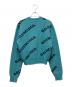 BALENCIAGA (バレンシアガ) オールオーバーロゴニット ブルー サイズ:34：45000円