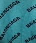 中古・古着 BALENCIAGA (バレンシアガ) オールオーバーロゴニット ブルー サイズ:34：45000円