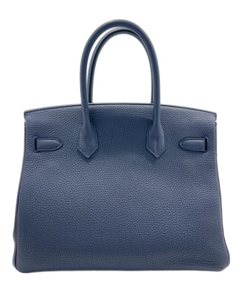 HERMES（エルメス）HERMES (エルメス) バーキン30/シルバー金具/トゴ/ブルーニュイ/A刻印 ブルーニュイ サイズ:30の古着・服飾アイテム