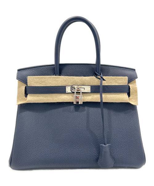 HERMES（エルメス）HERMES (エルメス) バーキン30/シルバー金具/トゴ/ブルーニュイ/A刻印 ブルーニュイ サイズ:30の古着・服飾アイテム