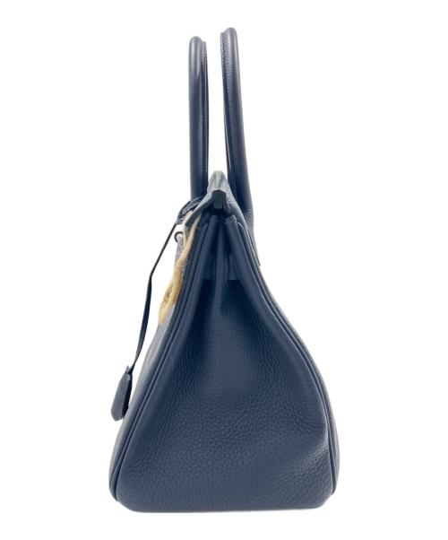HERMES（エルメス）HERMES (エルメス) バーキン30/シルバー金具/トゴ/ブルーニュイ/A刻印 ブルーニュイ サイズ:30の古着・服飾アイテム