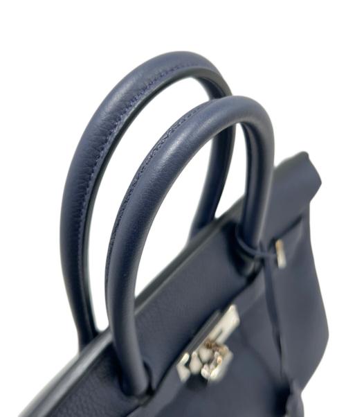 HERMES（エルメス）HERMES (エルメス) バーキン30/シルバー金具/トゴ/ブルーニュイ/A刻印 ブルーニュイ サイズ:30の古着・服飾アイテム