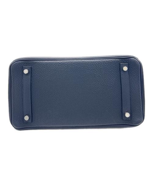 HERMES（エルメス）HERMES (エルメス) バーキン30/シルバー金具/トゴ/ブルーニュイ/A刻印 ブルーニュイ サイズ:30の古着・服飾アイテム
