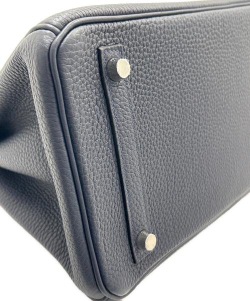 HERMES（エルメス）HERMES (エルメス) バーキン30/シルバー金具/トゴ/ブルーニュイ/A刻印 ブルーニュイ サイズ:30の古着・服飾アイテム