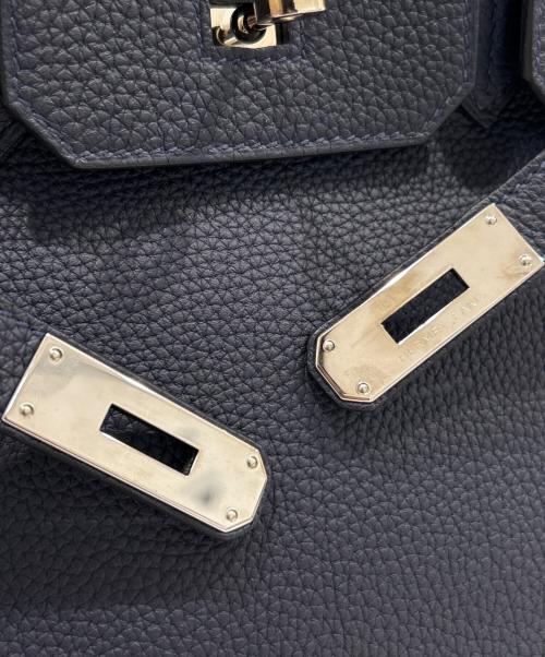 HERMES（エルメス）HERMES (エルメス) バーキン30/シルバー金具/トゴ/ブルーニュイ/A刻印 ブルーニュイ サイズ:30の古着・服飾アイテム