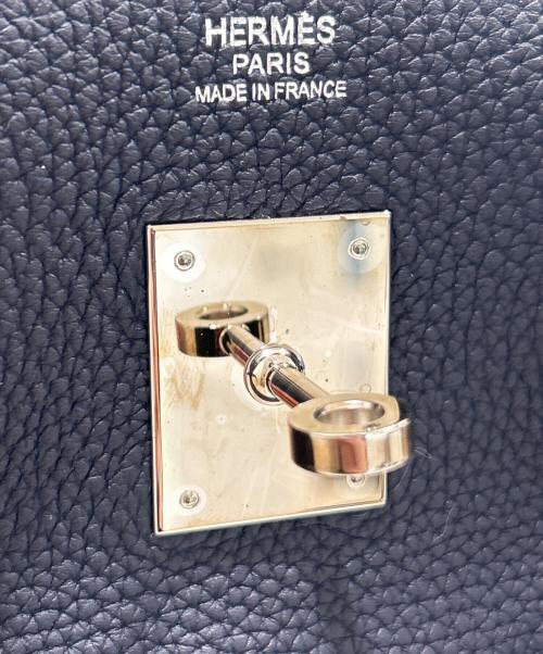 HERMES（エルメス）HERMES (エルメス) バーキン30/シルバー金具/トゴ/ブルーニュイ/A刻印 ブルーニュイ サイズ:30の古着・服飾アイテム
